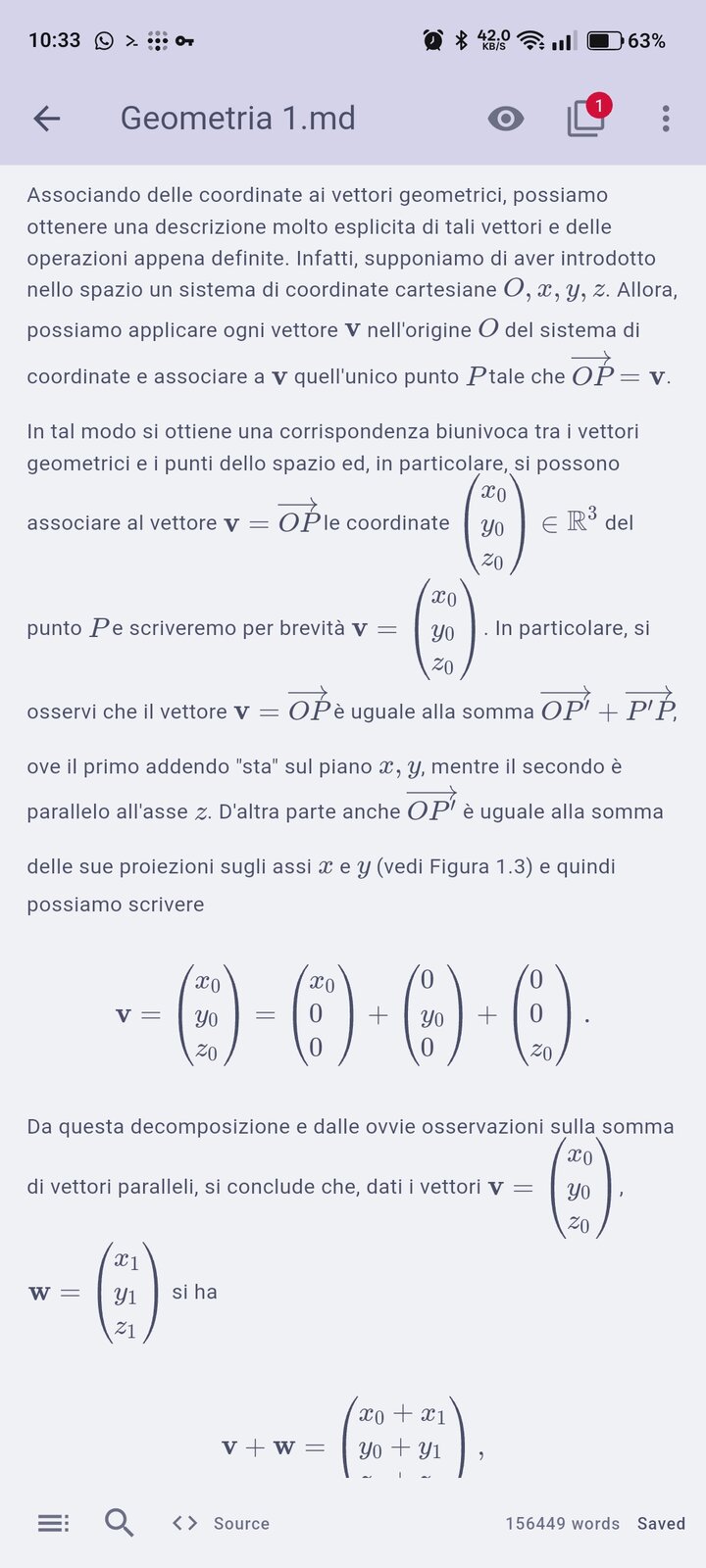 Android: the read view of the same note